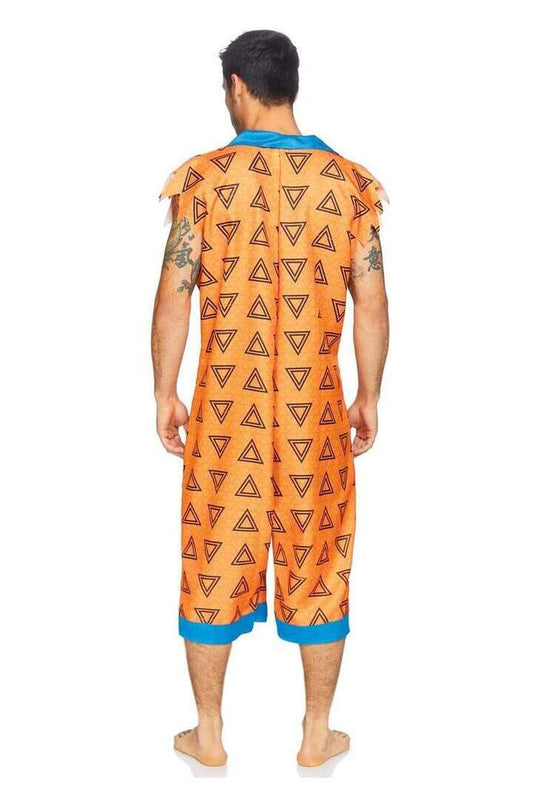 Leg Avenue Men's Bedrock Bro Costume in Orange 1