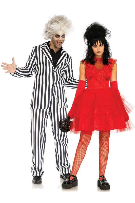 Leg Avenue Men's Beetle Boss Costume in Black/White 1