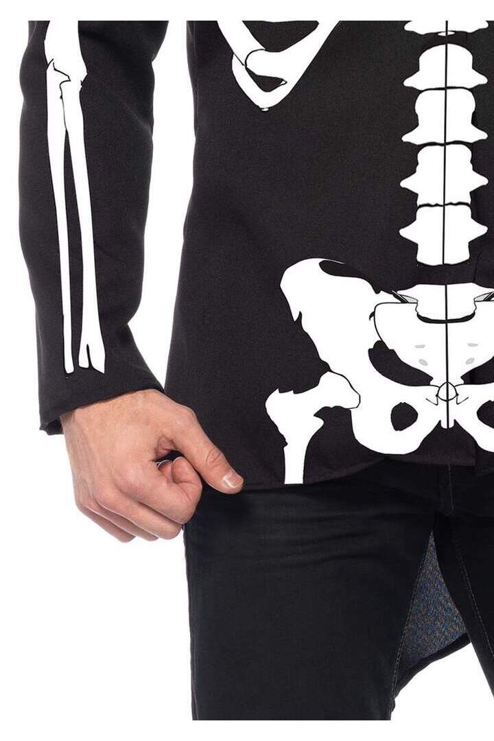 Leg Avenue Men's Bone Daddy Skeleton Costume Black/White in Small 5