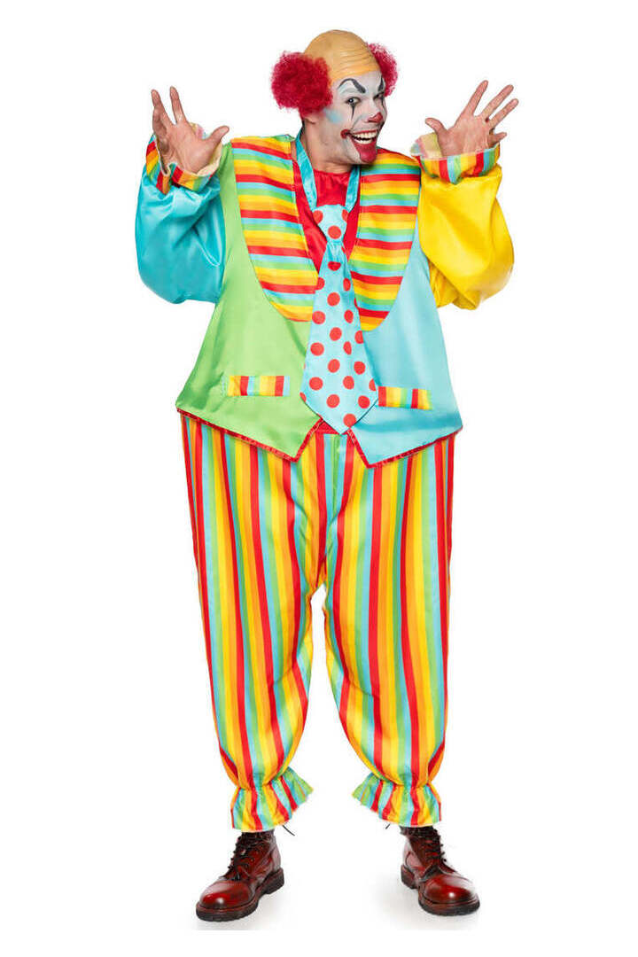 Leg Avenue Men's Circus Clown Costume Set Yellow in One Size 3