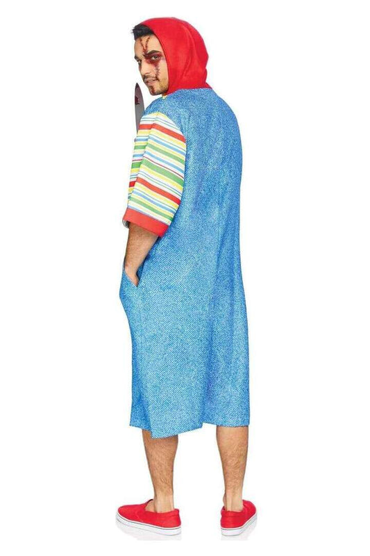 Leg Avenue Men's Creepy Killer Costume in Blue 1