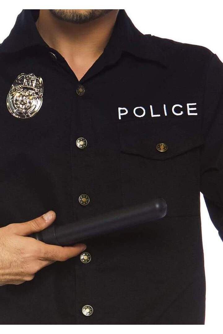 Leg Avenue Men's Cuff Em' Cop Police Costume in Black 4