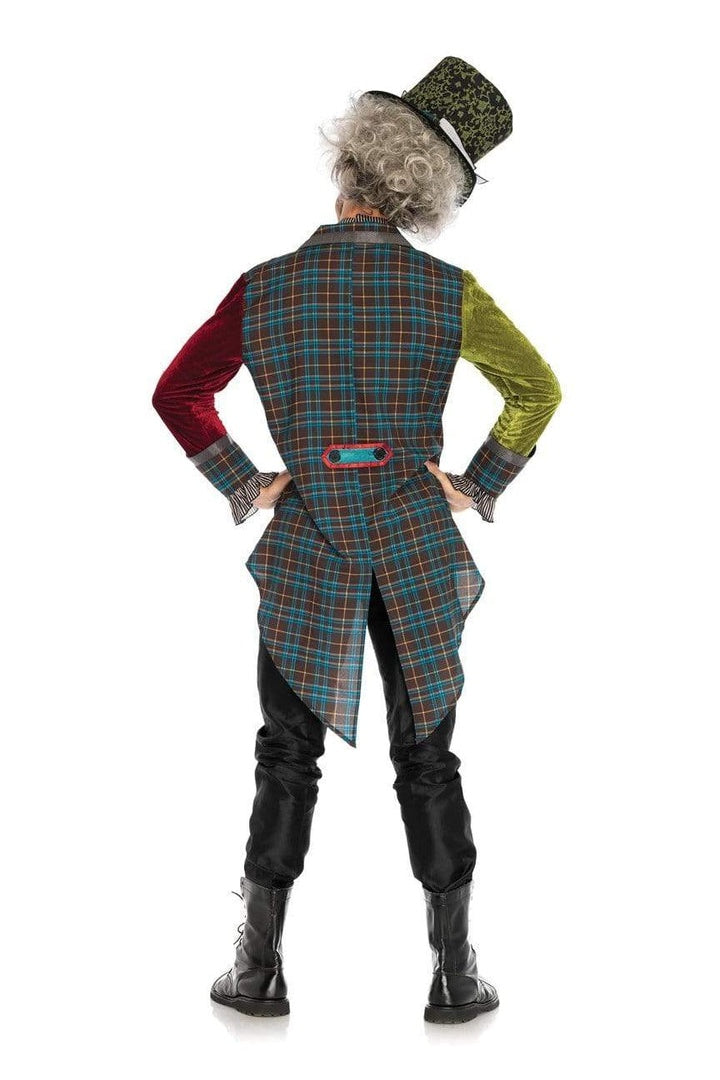 Leg Avenue Men's Deluxe Mad Hatter Costume Green/Blue 1