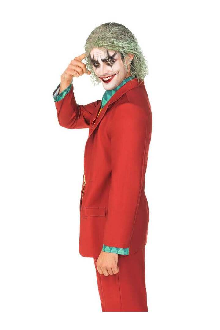 Leg Avenue Men's Deviant Clown Costume in Red 2