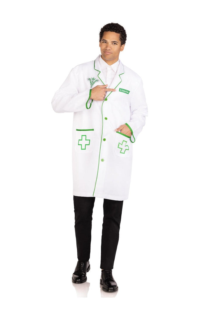 Leg Avenue Men's Dr. Graham O'Hash Costume White in One Size 3