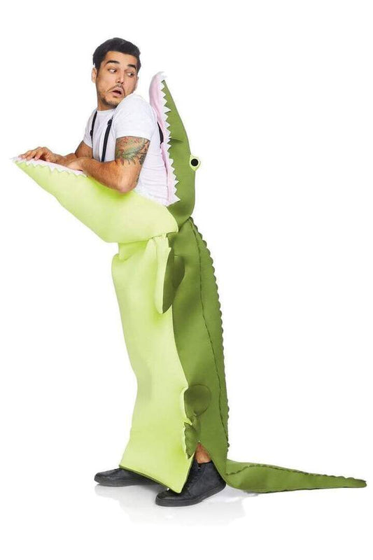Leg Avenue Men's Man-Eating Alligator Costume Green in One Size 1