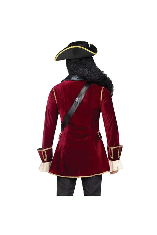 Leg Avenue Men's Pirate Captain Costume Red 1