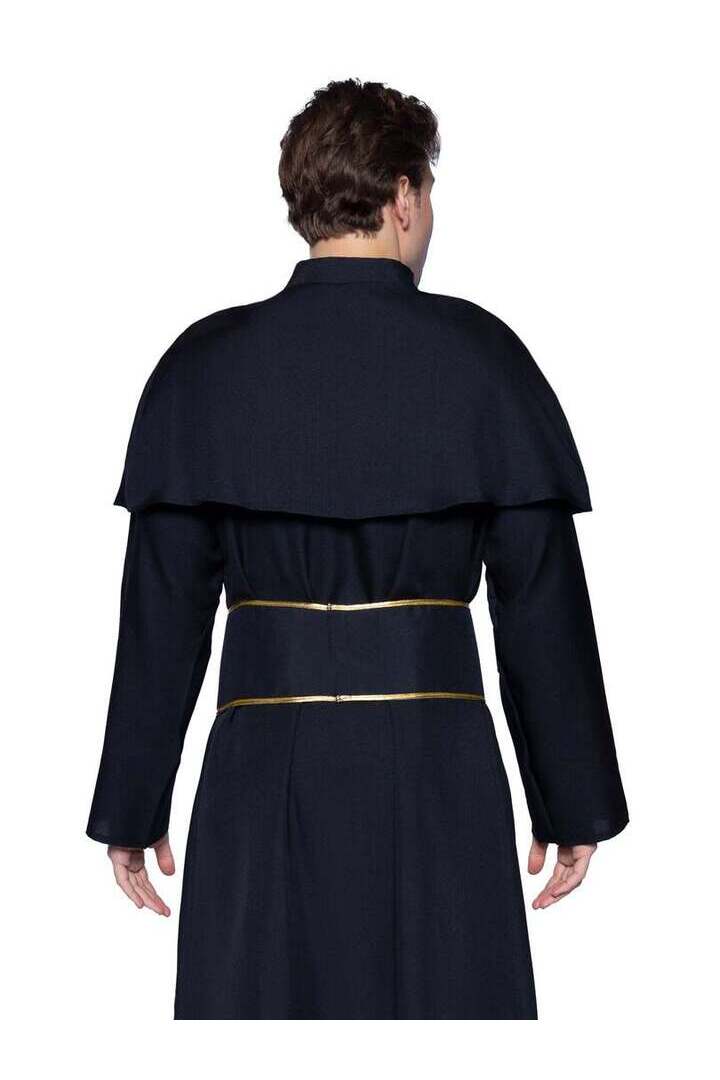 Leg Avenue Men's Priest Costume in Black 2
