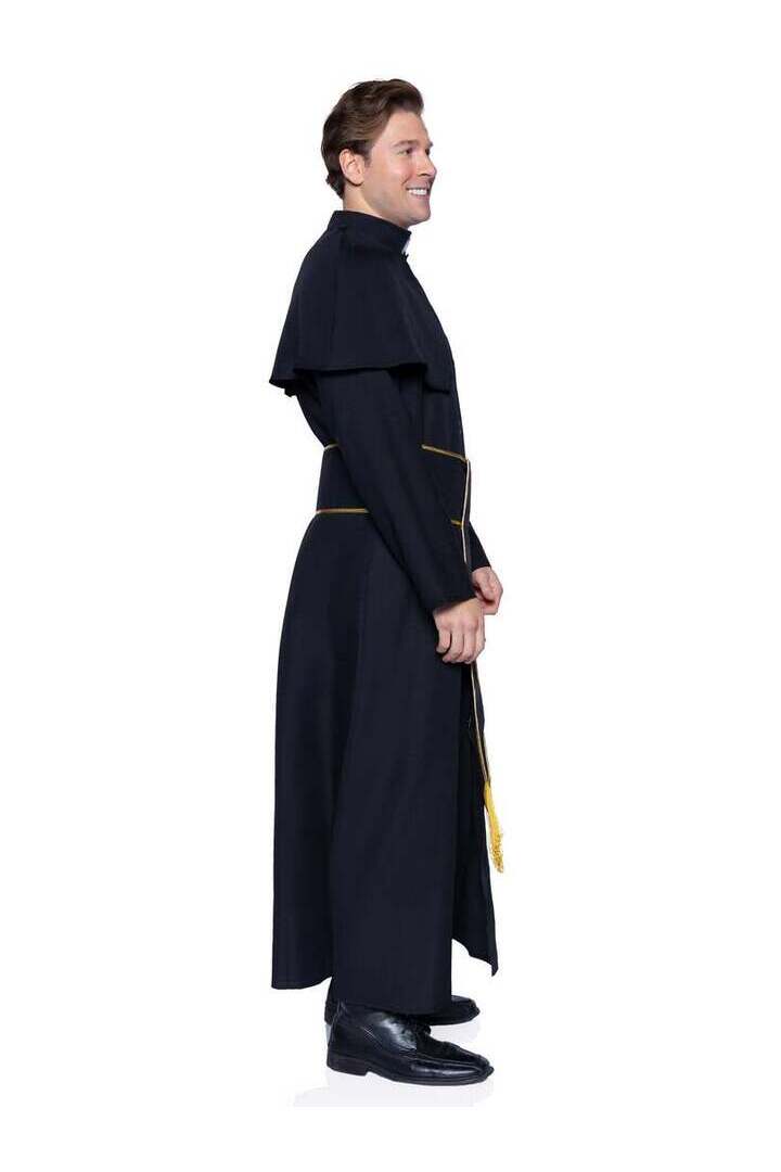 Leg Avenue Men's Priest Costume in Black 5