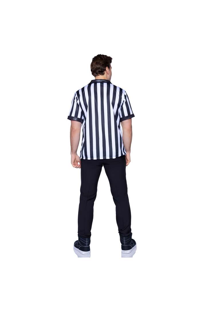 Leg Avenue Men's Sports Referee Costume Black/White 4