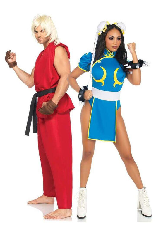 Leg Avenue Men's Street Fighter Ken Costume in Red 1