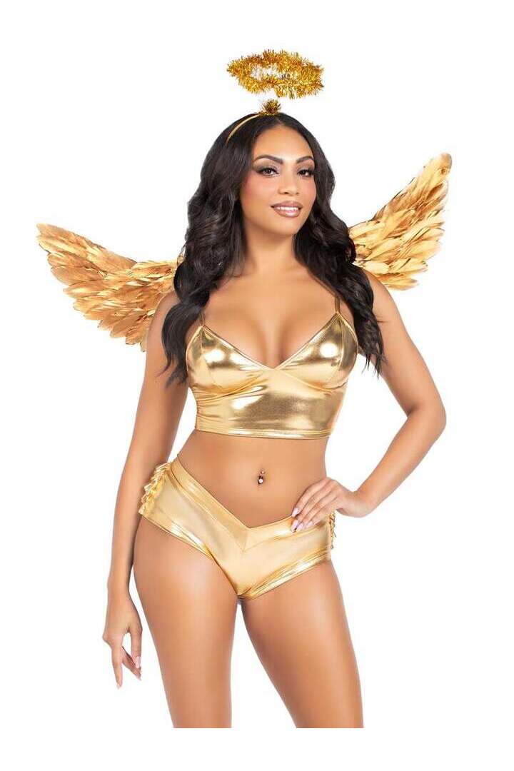 Leg Avenue Metallic Angel Kit in One Size 2