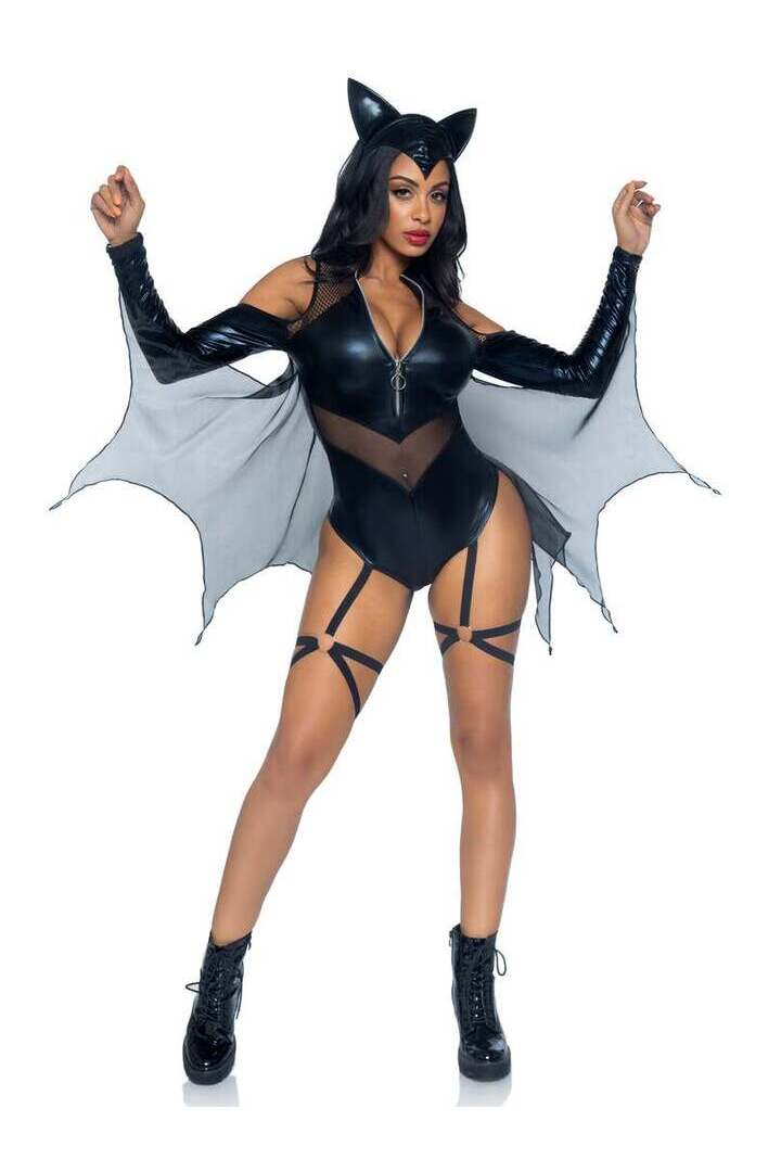 Leg Avenue Midnight Bat Sexy Costume in Black 3