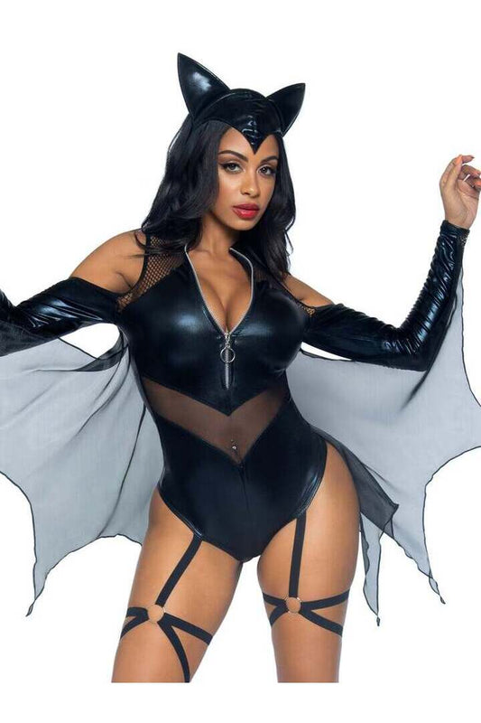 Leg Avenue Midnight Bat Sexy Costume in Black