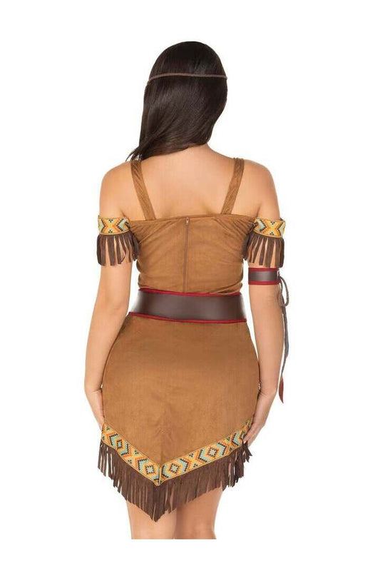 Leg Avenue Native Princess Costume in Brown 1