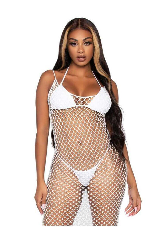 Leg Avenue Never Enough Backless Maxi Dress in One Size