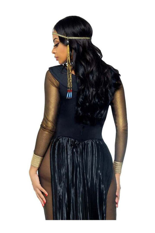 Leg Avenue Nile Queen Catsuit Costume in Gold/Black 1