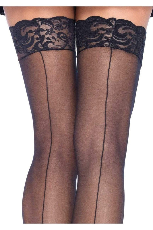 Leg Avenue Nuna Sheer Thigh High Stockings in One Size 1