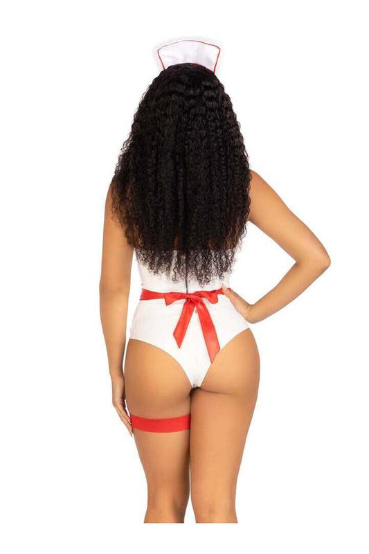 Leg Avenue Nurse Costume Kit White/Red in One Size 1