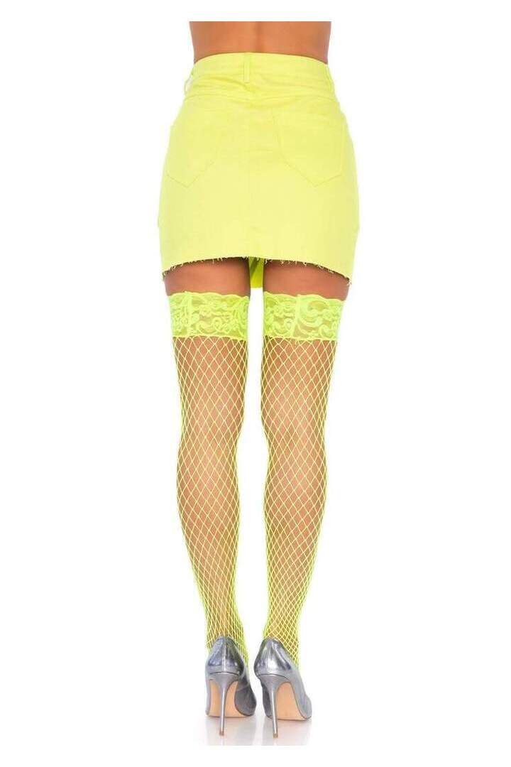 Leg Avenue Nya Net Thigh Highs in One Size 10