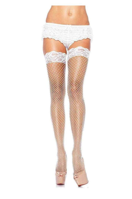 Leg Avenue Nya Net Thigh Highs in One Size 1