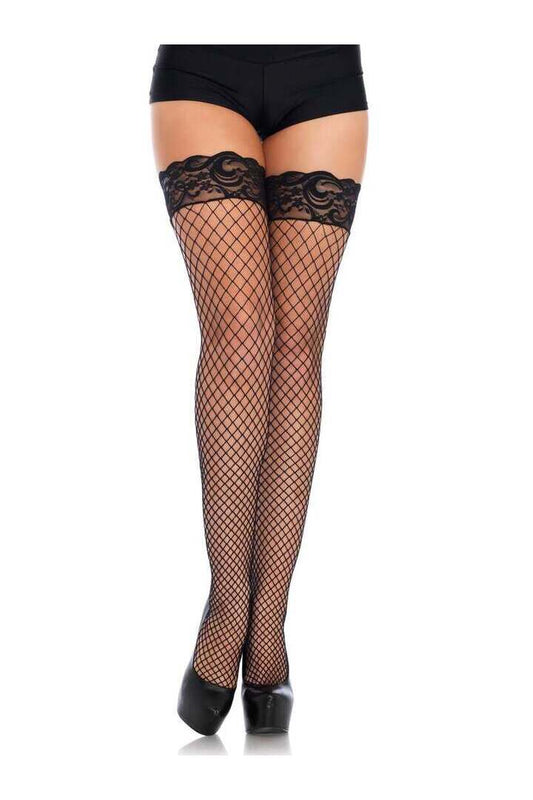 Leg Avenue Nya Net Thigh Highs in One Size