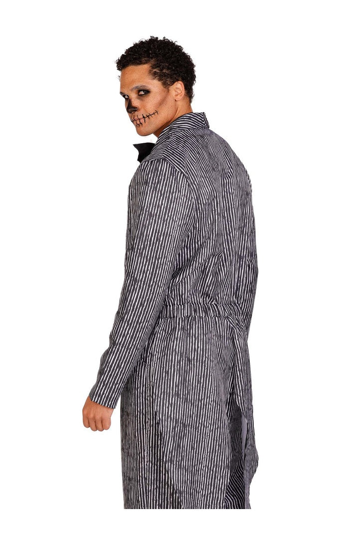 Leg Avenue Pinstriped Tux Costume Black/White 1