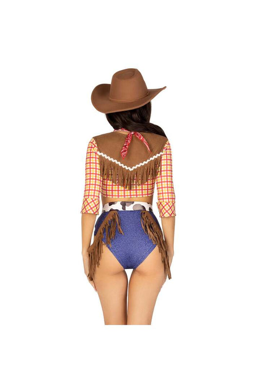 Leg Avenue Playful Cowgirl Costume Yellow 1