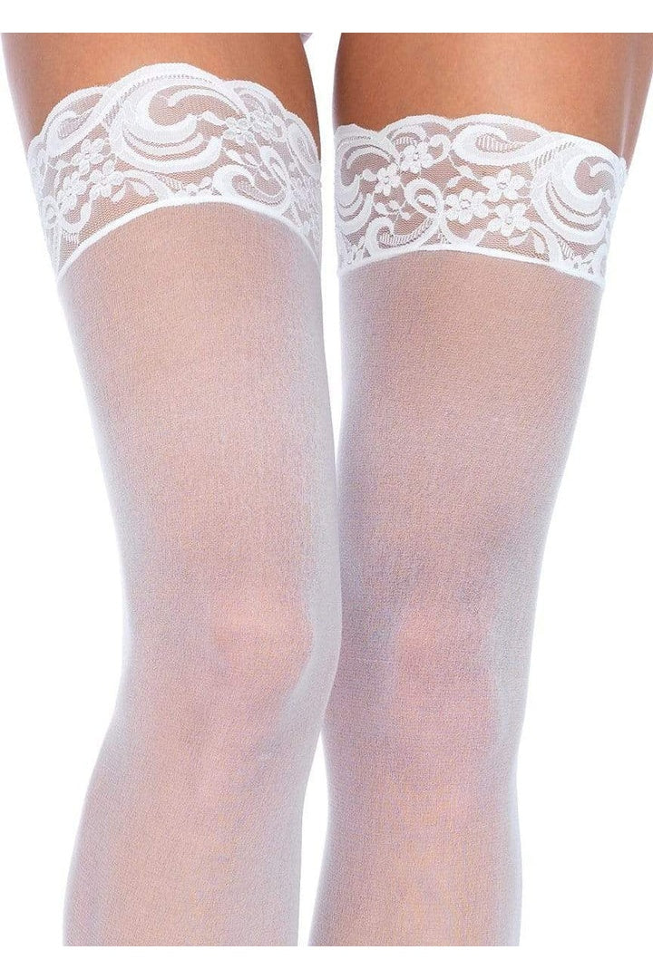 Leg Avenue Plus Alix Thigh High Stockings in Queen Size 5
