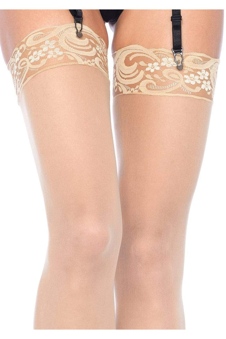 Leg Avenue Plus Alix Thigh High Stockings in Queen Size 7