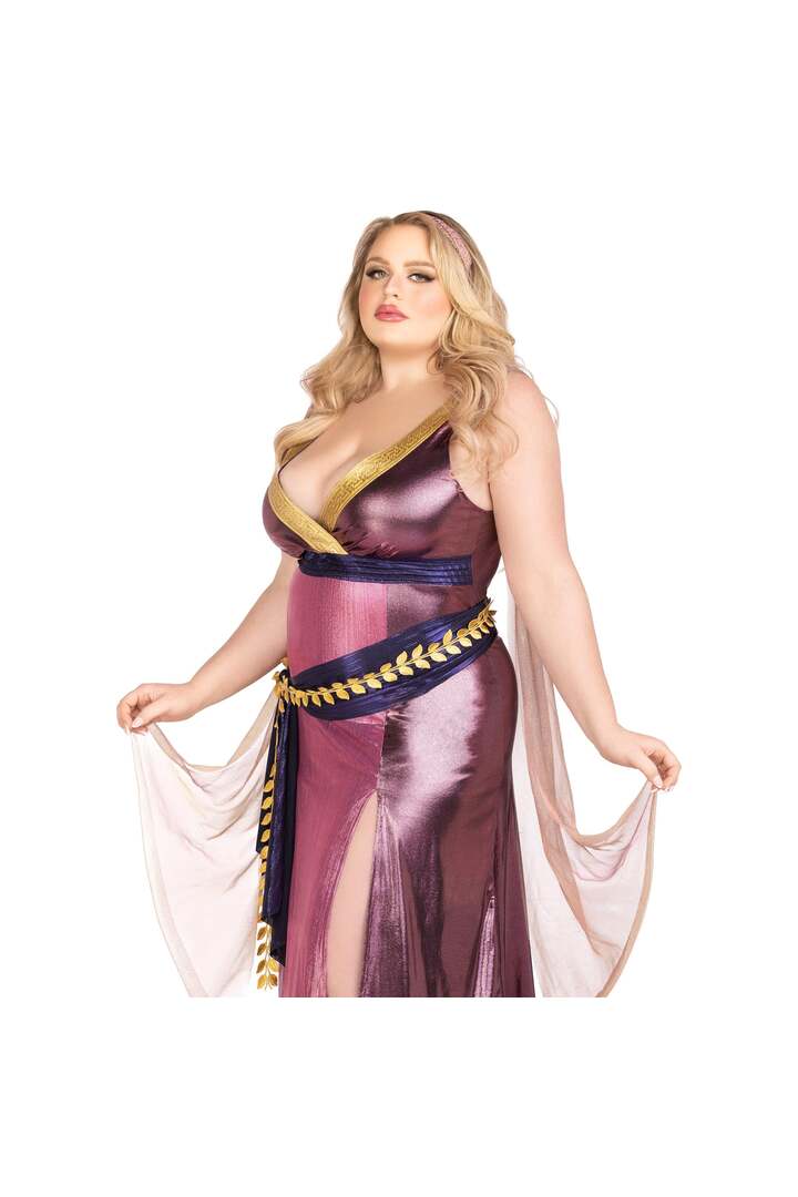 Leg Avenue Plus Amethyst Goddess Costume Purple 2