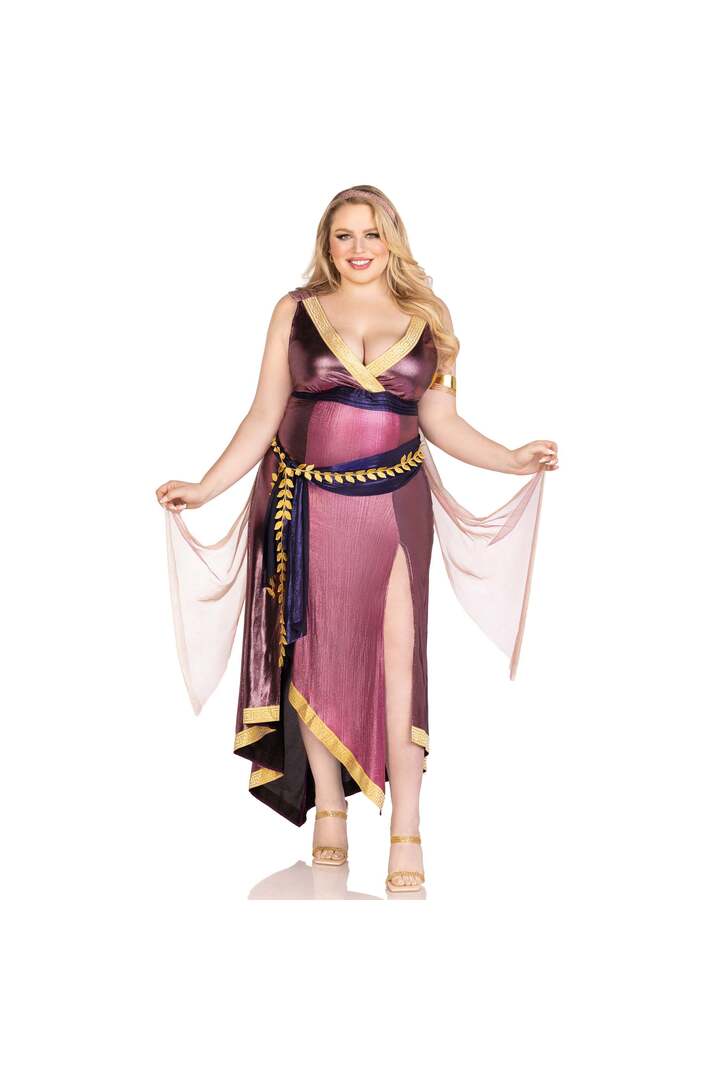 Leg Avenue Plus Amethyst Goddess Costume Purple 3