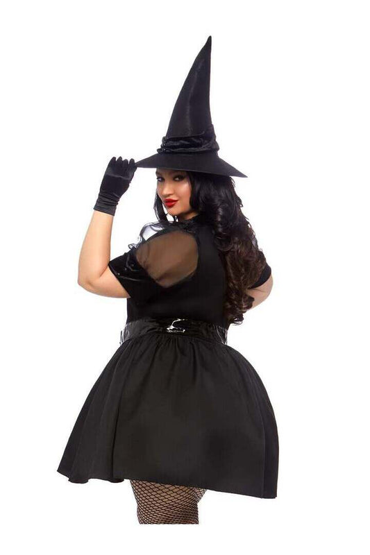 Leg Avenue Plus Bewitching Witch Costume in Black 1