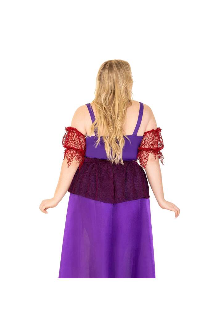 Leg Avenue Plus Black Magic Babe Costume Purple 3