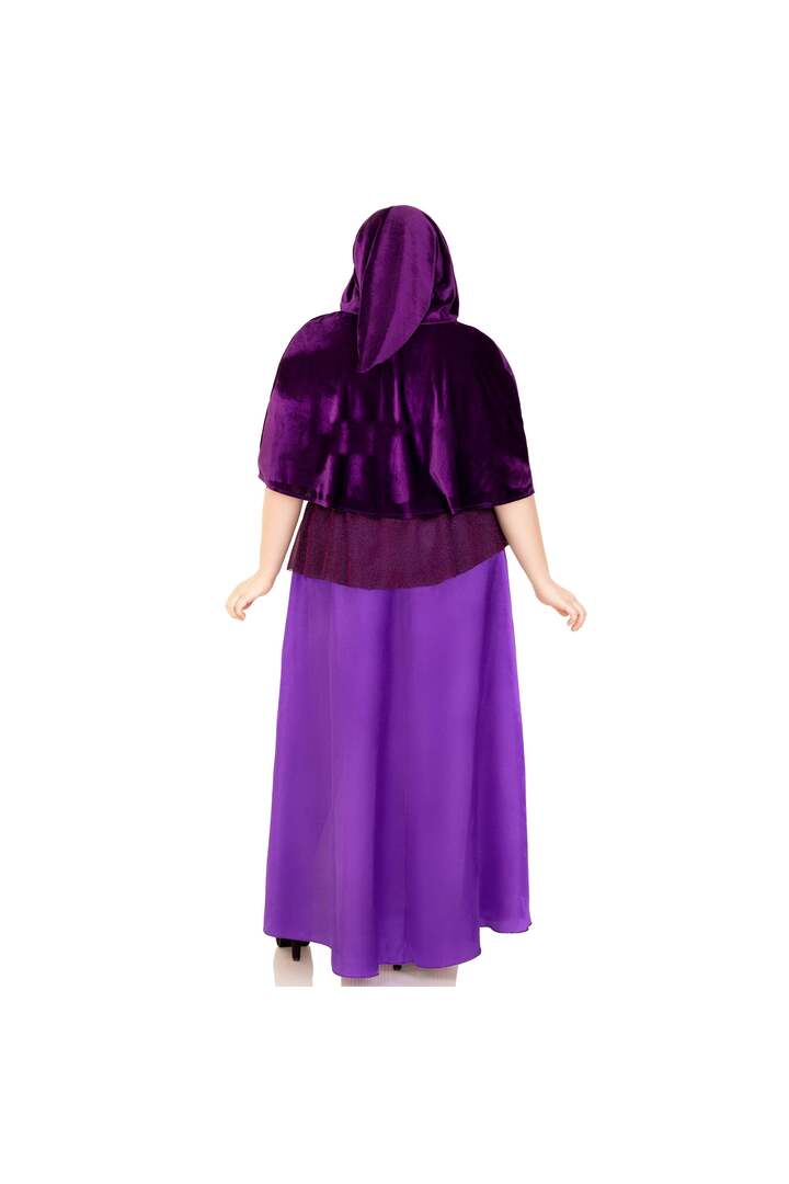 Leg Avenue Plus Black Magic Babe Costume Purple 5