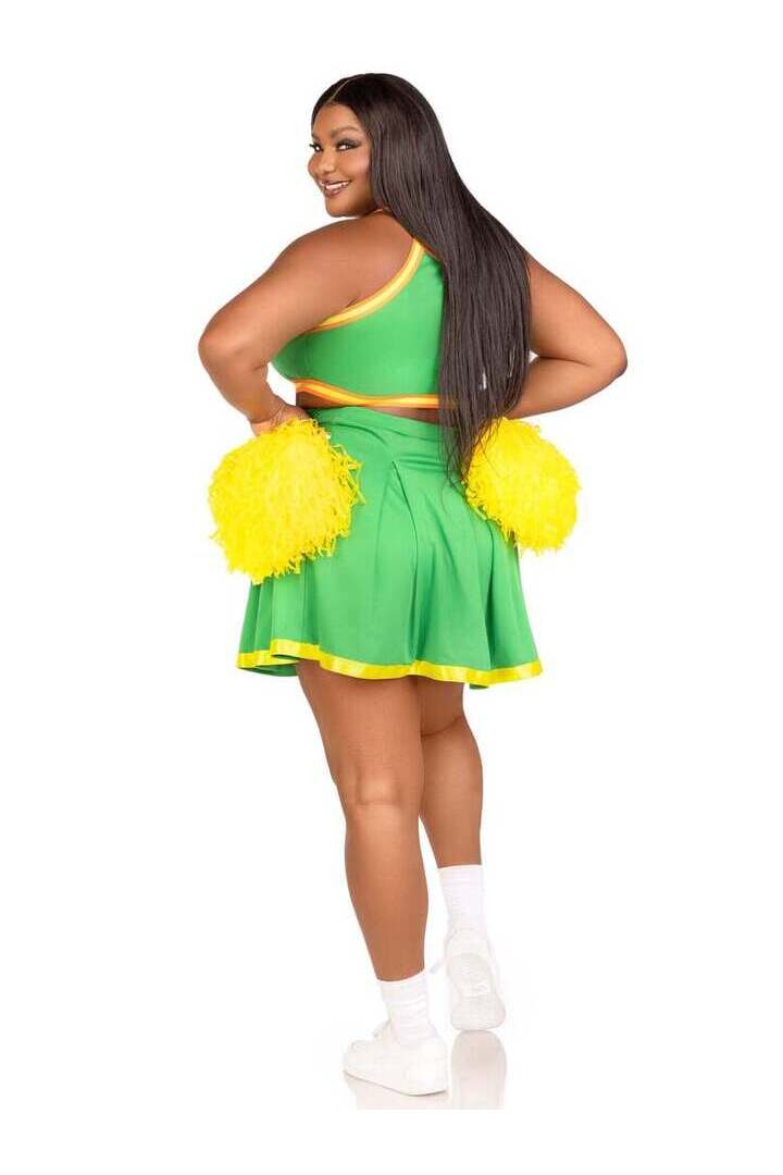 Leg Avenue Plus Bring It Baddie Costume in Green 4