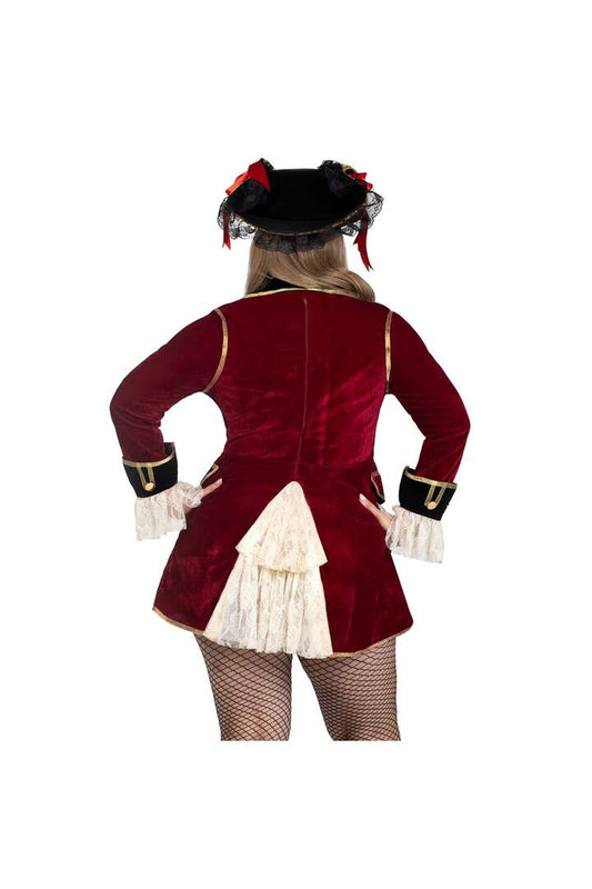 Leg Avenue Plus Captivating Captain Pirate Costume Multicolor 1