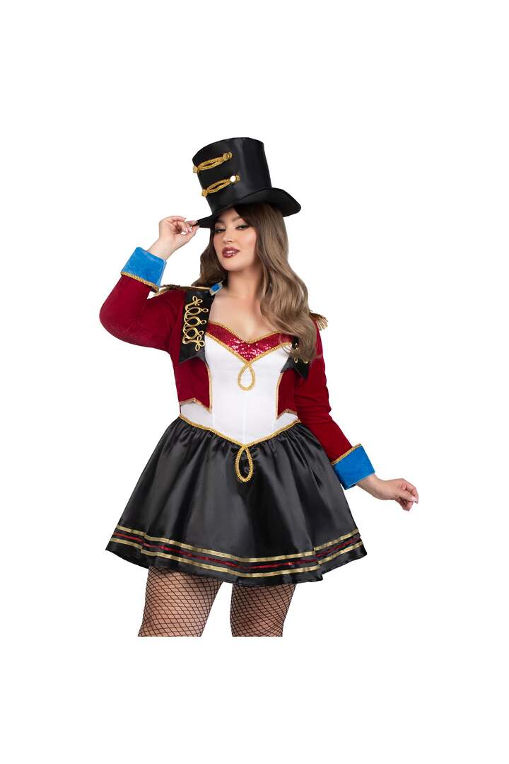 Leg Avenue Plus Classic Ringmaster Costume Multicolor 3