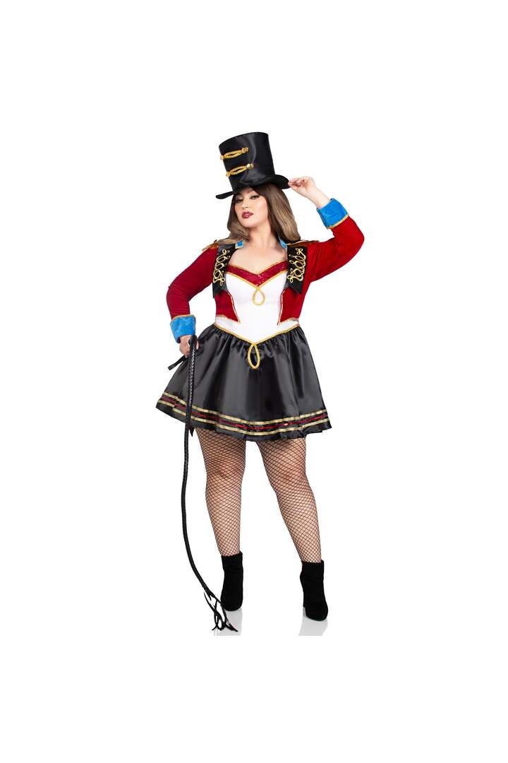 Leg Avenue Plus Classic Ringmaster Costume Multicolor 4