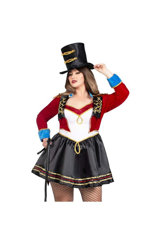 Leg Avenue Plus Classic Ringmaster Costume Multicolor