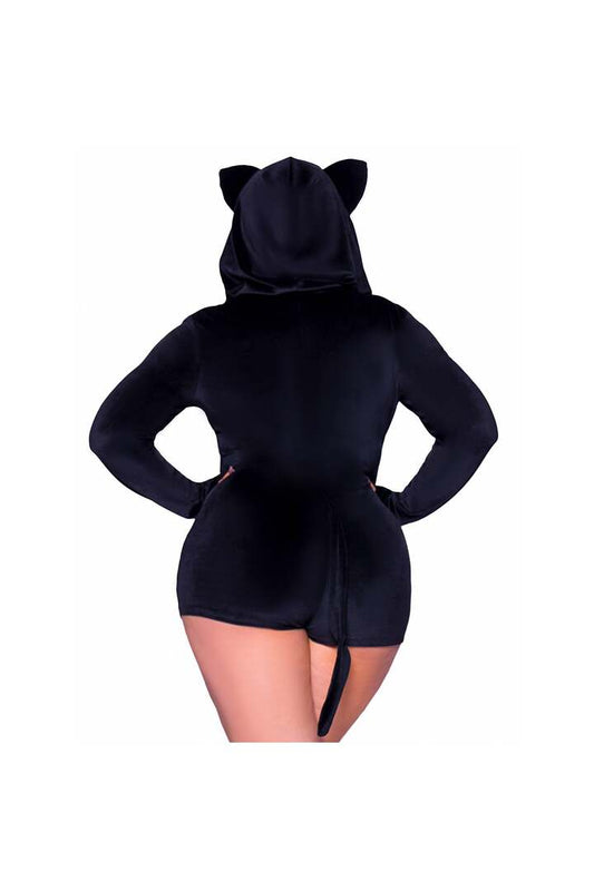 Leg Avenue Plus Comfy Cat Costume Black 1