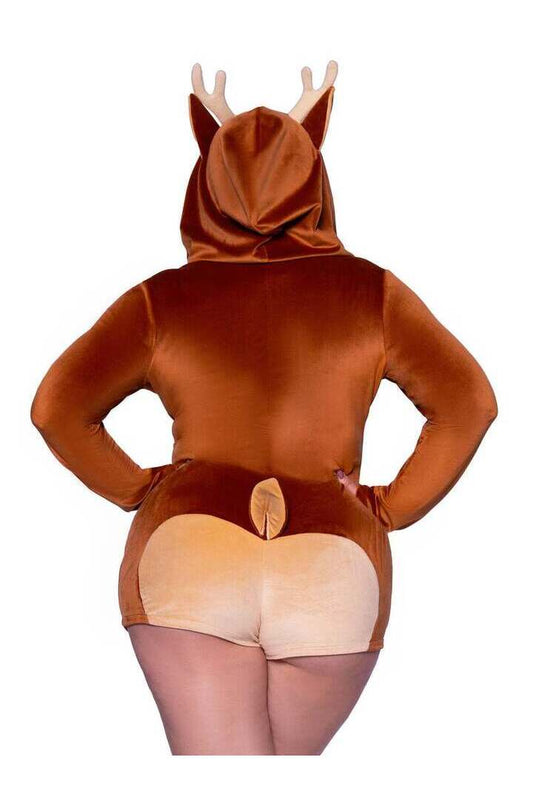Leg Avenue Plus Comfy Fawn Costume in Brown 1