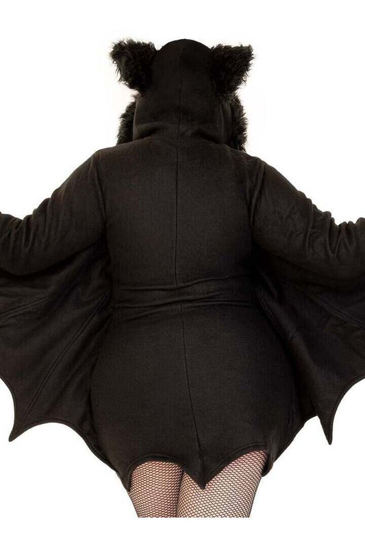 Leg Avenue Plus Cozy Bat Costume in Black 1