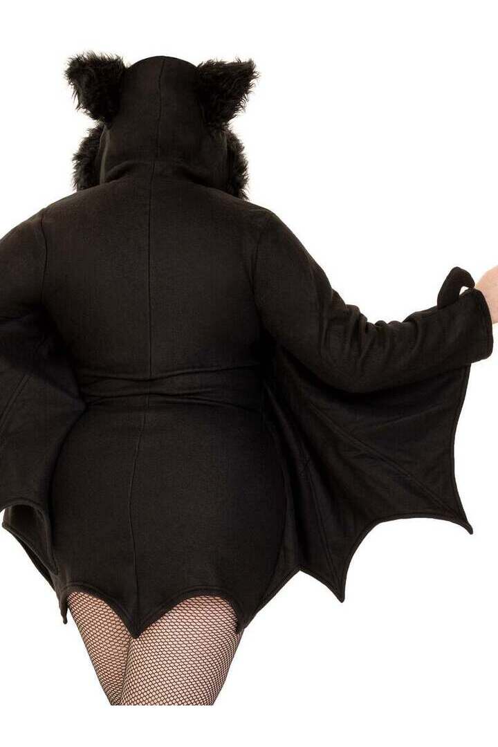 Leg Avenue Plus Cozy Bat Costume in Black 3