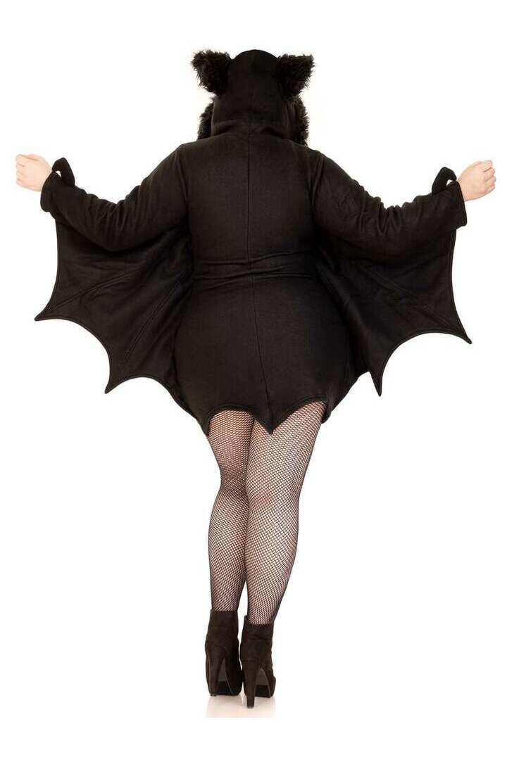 Leg Avenue Plus Cozy Bat Costume in Black 5