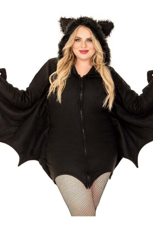 Leg Avenue Plus Cozy Bat Costume in Black
