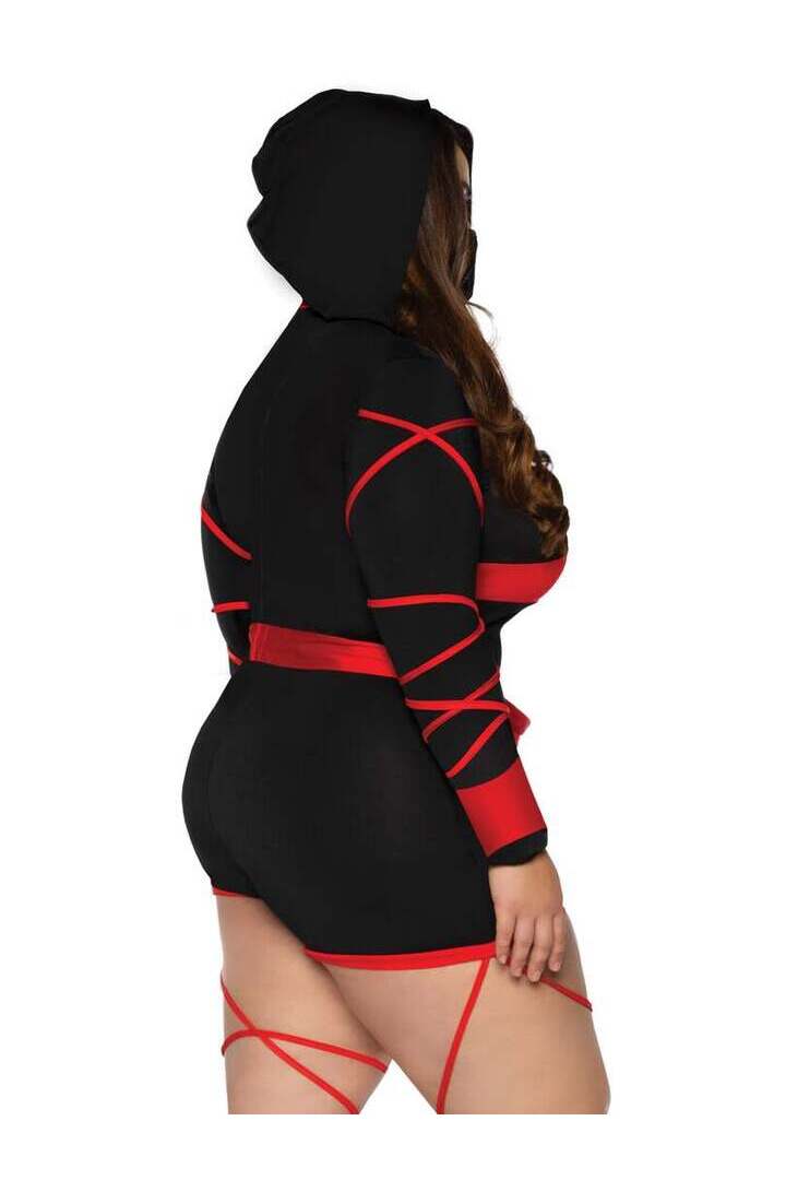 Leg Avenue Plus Dragon Ninja Costume 8