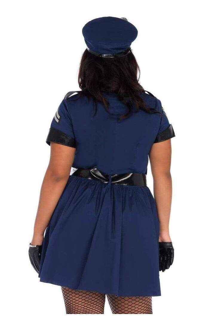 Leg Avenue Plus Flirty Cop Costume in Blue 1