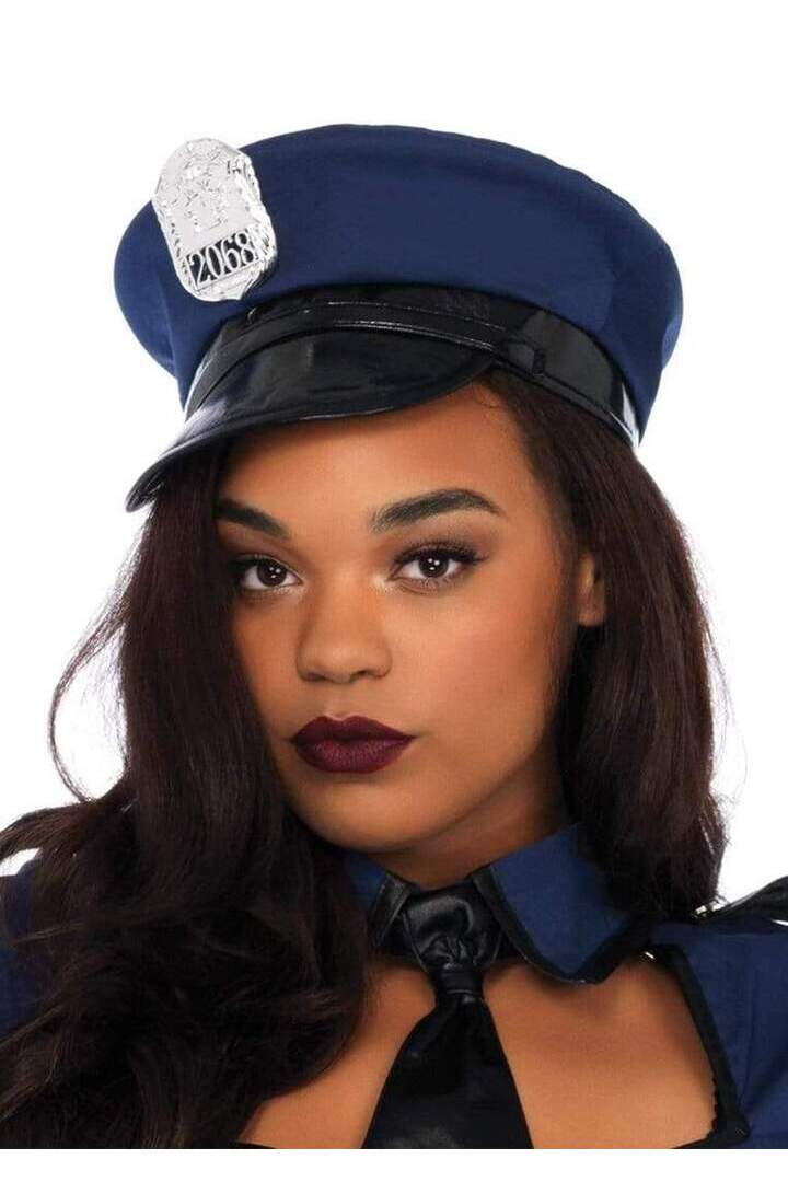 Leg Avenue Plus Flirty Cop Costume in Blue 2