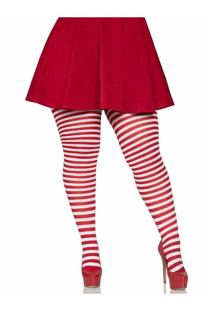 Leg Avenue Plus Jada Striped Women's Tights 15